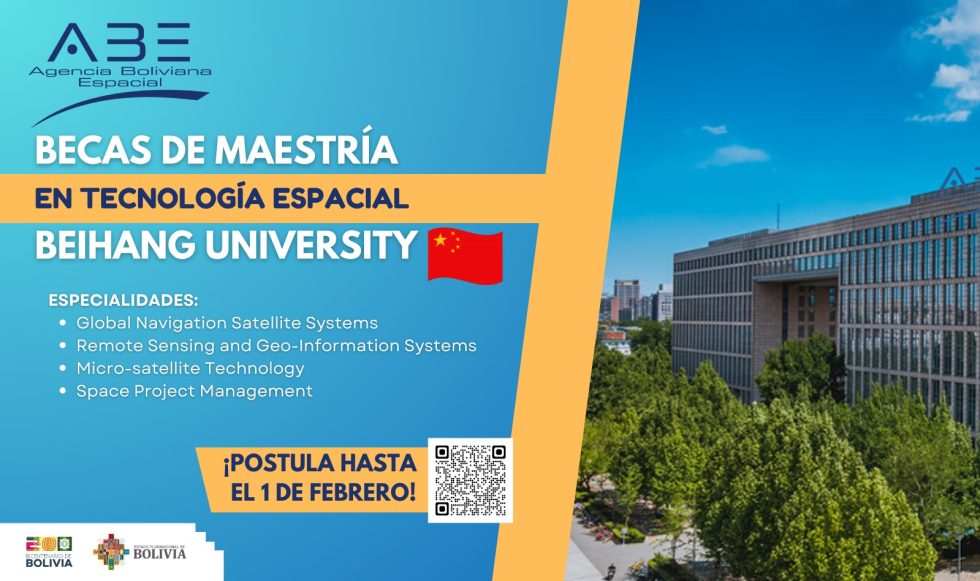 BECAS MASTA 2022 Agencia Boliviana Espacial