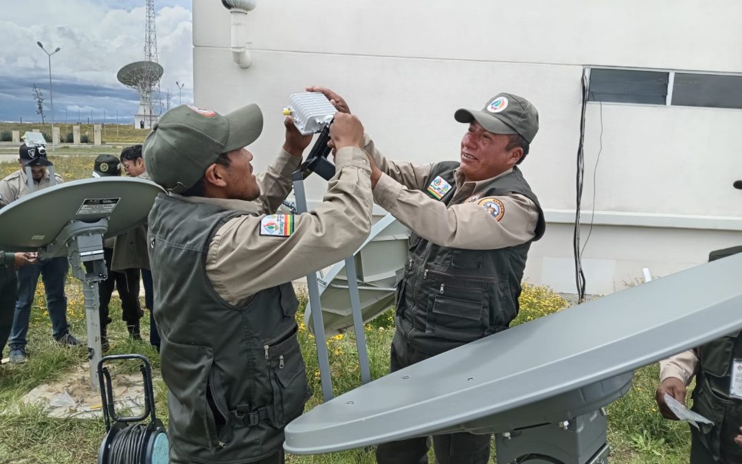 12 campamentos de guardaparques en las áreas protegidas del norte del país, contarán con el Internet Satelital del satélite Túpac Katari