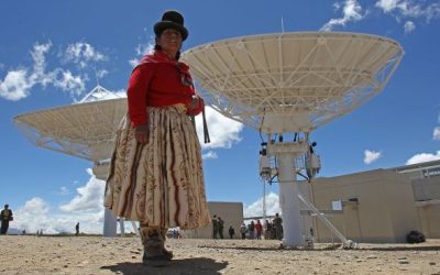 La primera instalación espacial del país y una de las más importantes en Sudamérica se encuentra en el departamento de La Paz